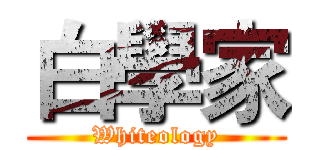 白學家 (Whiteology)