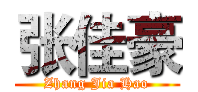 张佳豪 (Zhang Jia Hao)