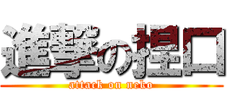 進撃の捏口 (attack on neko)
