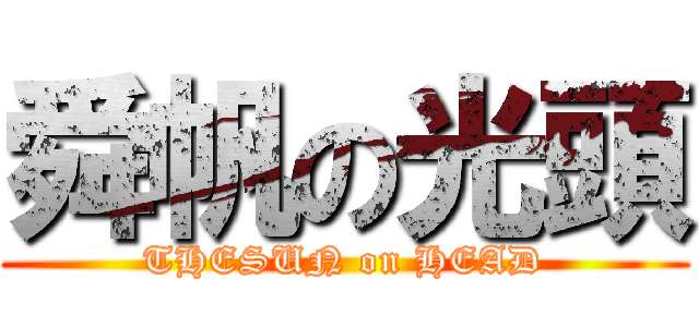 舜帆の光頭 (THESUN on HEAD)