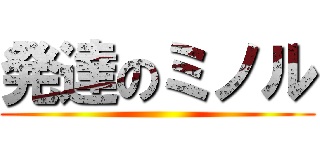 発達のミノル ()