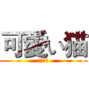 可愛い猫 (あたしわ)