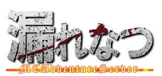 漏れなつ (MCAdventureServer)
