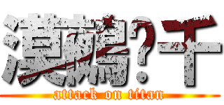 漠鵺杀千 (attack on titan)