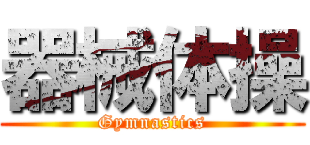 器械体操 (Gymnastics)