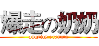 爆走の奶奶 (angrily granma)
