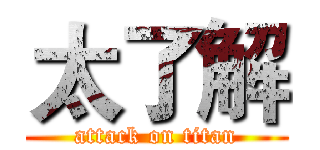 太了解 (attack on titan)