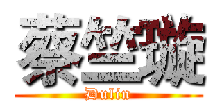 蔡竺璇 (Dulin)
