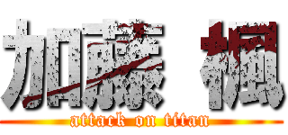 加藤 楓 (attack on titan)