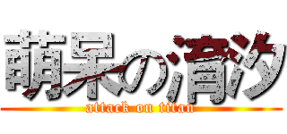 萌呆の淯汐 (attack on titan)