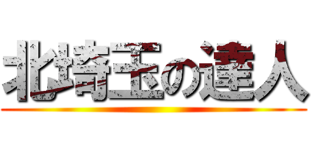 北埼玉の達人 ()