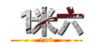 １米六 (1m6)