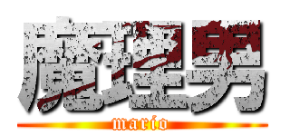 魔理男 (mario)