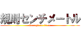 規則センチメートル (La regla de 30 cm)