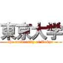 東京大学 (the university of Tokyo)