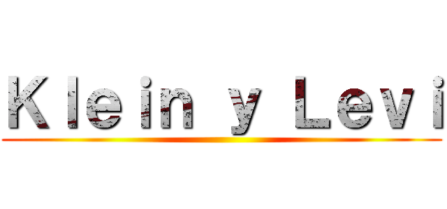 Ｋｌｅｉｎ ｙ Ｌｅｖｉ ()