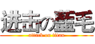 进击の藍毛 (attack on titan)