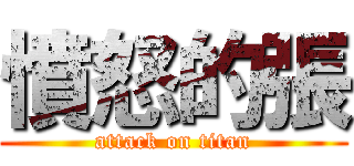 憤怒的張 (attack on titan)