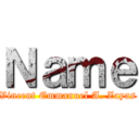 Ｎａｍｅ (Vincent Emmanuel A. Zayas)