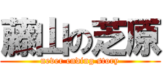 藤山の芝原 (never ending story)