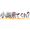 小島来てくれ‼ (Kozima koi)