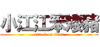 小江江笨矮豬 (attack on titan)