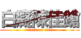 白癡陳佳鎗 (attack on titan)