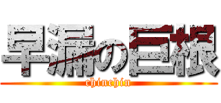 早漏の巨根 (chinchin)