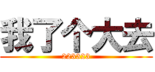 我了个大去 (223323)