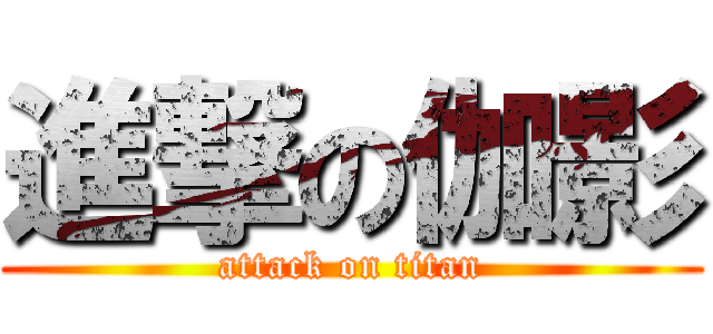 進撃の伽影 (attack on titan)