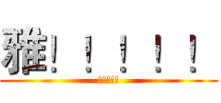 雅！！！！！ (!!!!!)