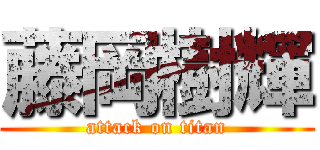 藤岡樹輝 (attack on titan)