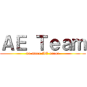 ＡＥ Ｔｅａｍ (no more AE error)