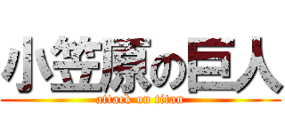 小笠原の巨人 (attack on titan)