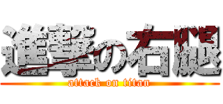 進撃の右腿 (attack on titan)