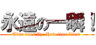 永遠の一瞬！ (Time does fly. How time flies! )
