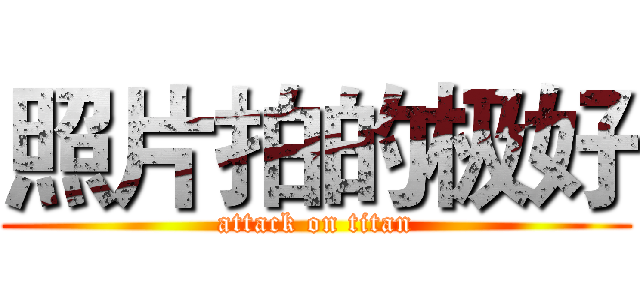 照片拍的极好 (attack on titan)