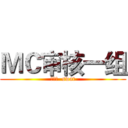 ＭＣ审核一组 (副组长  swat)
