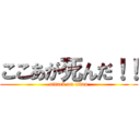 ここあが死んだ！！ (attack on titan)