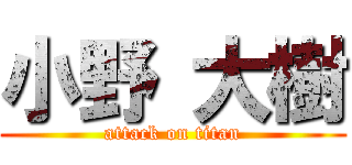 小野 大樹 (attack on titan)