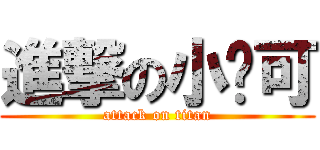 進撃の小妮可 (attack on titan)