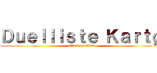 Ｄｕｅｌｌｉｓｔｅ Ｋａｒｔø (attack on titan)