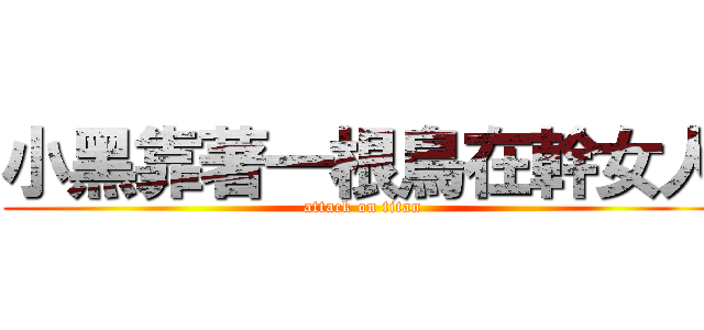 小黑靠著一根鳥在幹女人 (attack on titan)