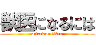 獣医になるには (attack on titan)