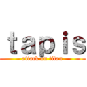 ｔａｐｉｓ (attack on titan)
