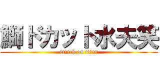 鰤ドカット水夫笑 (attack on titan)