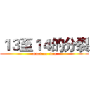 １３至１４的分裂 (attack on titan)