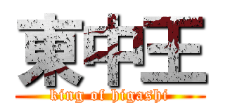 東中王 (king of higashi)