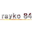 ｒａｙｋｏ ８４ (attack on titan)