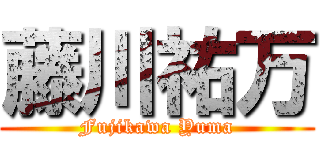 藤川祐万 (Fujikawa Yuma)